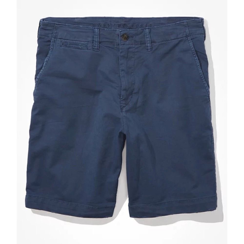 American Eagle Next Level Flex Classic Lived In Chino Shorts Blue Size 26